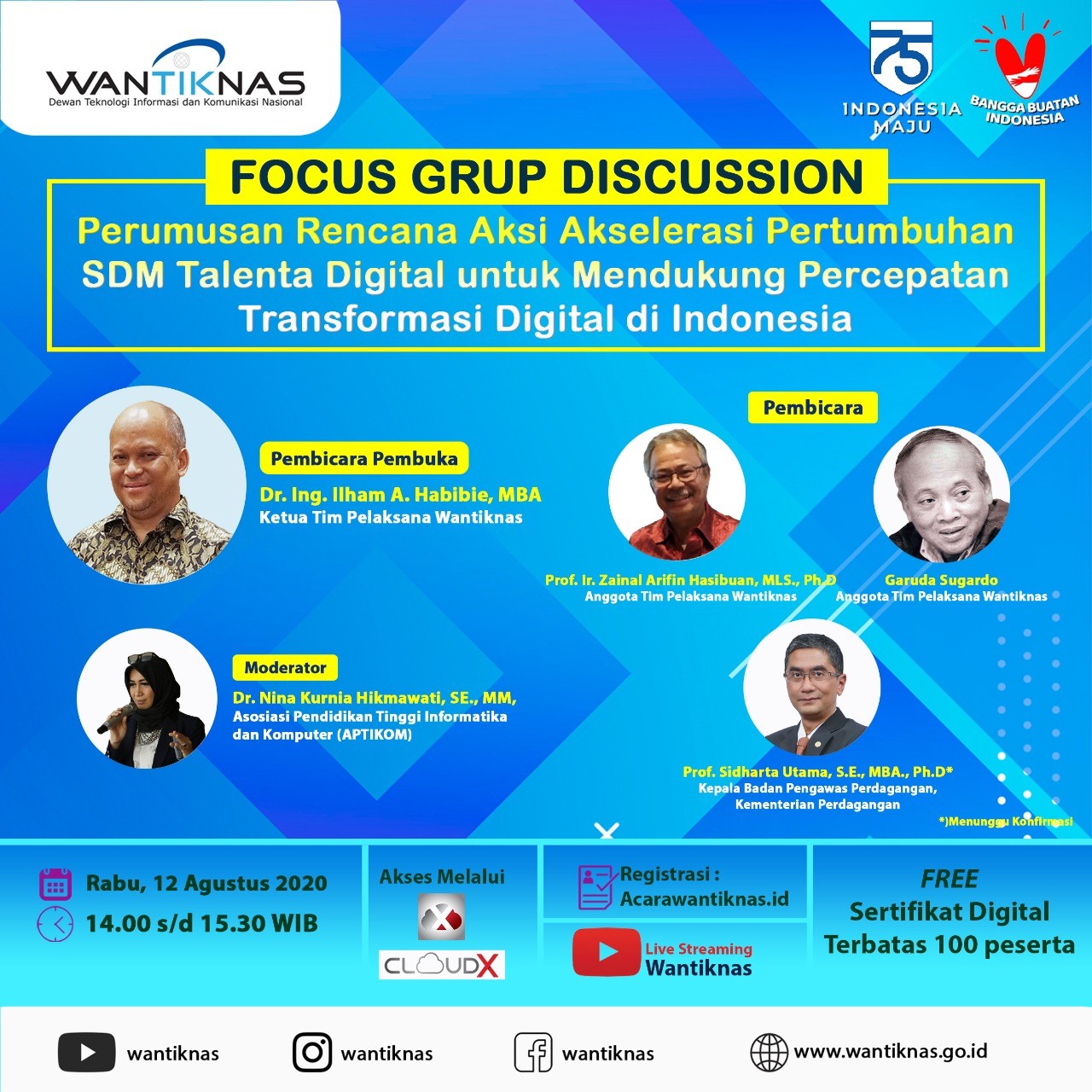 Perumusan Rencana Aksi Akselerasi Pertumbuhan SDM Talenta Digital untuk Mendukung Percepatan Transformasi Digital di Indonesia